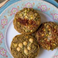 Savoury sprouted herb muffins (gf)